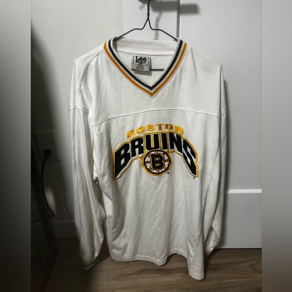 Vintage Large Boston Bruins Lee Sport Sweatshirt